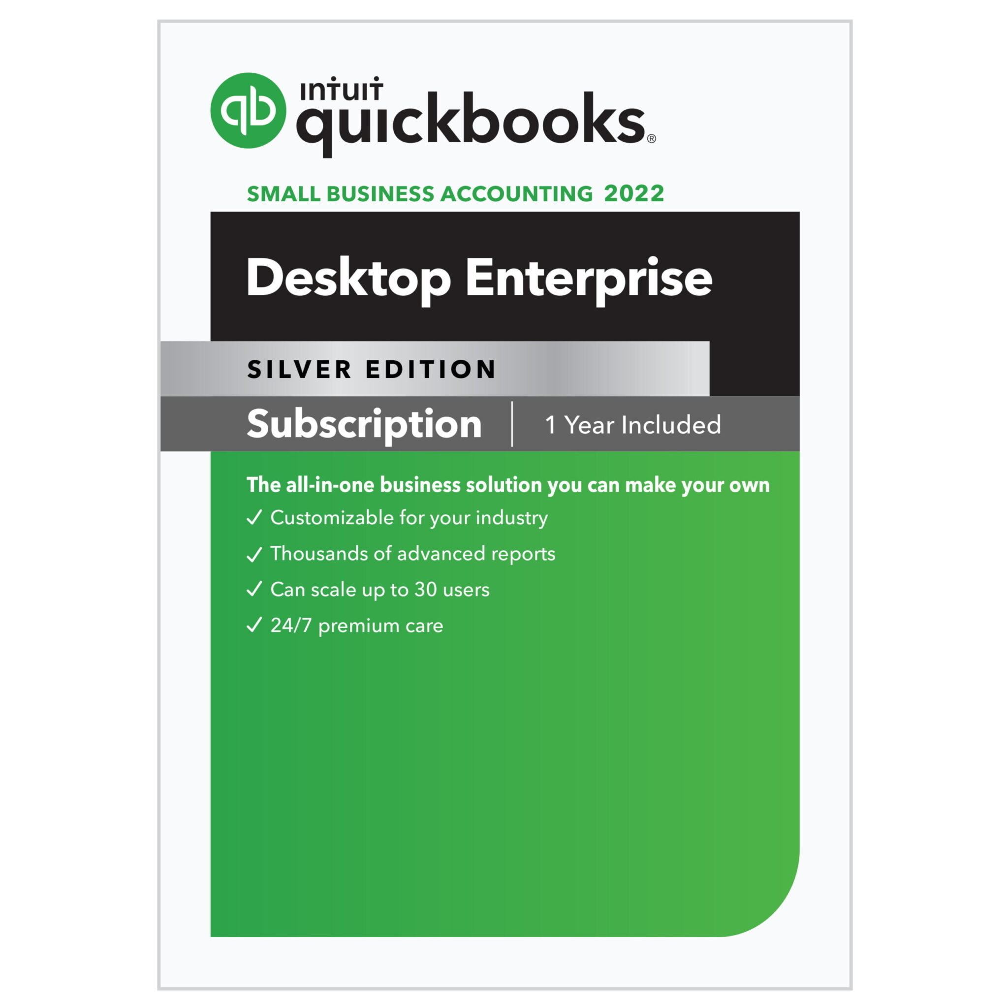 QuickBooks Desktop Enterprise Silver 2022 QB Exclusive